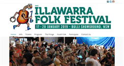 Desktop Screenshot of illawarrafolkfestival.com.au