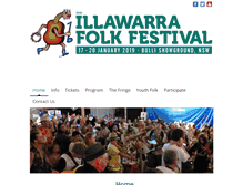 Tablet Screenshot of illawarrafolkfestival.com.au